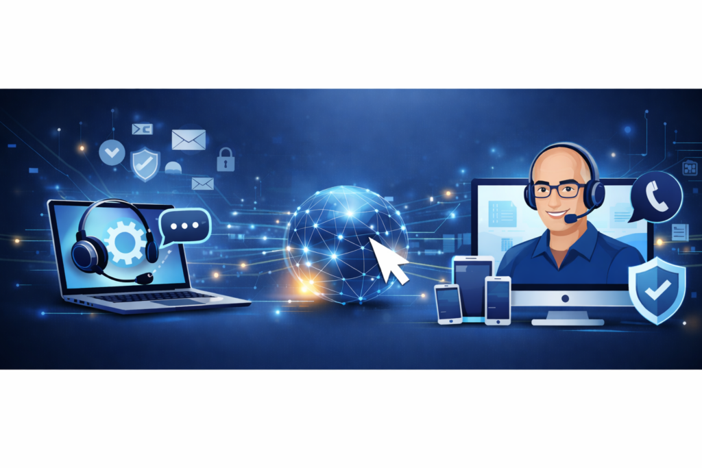 Assistance informatique à distance – Prise en main sécurisée 1 assistance informatique a distance banniere 2